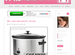 Win a 5.5L Slow cooker worth £35