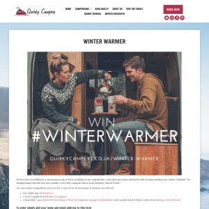 Win a 5 Night Stay in MacIntyre, Year's Supply of Tea + a Throw