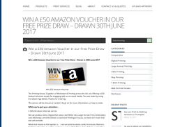 Win a £50 Amazon Voucher