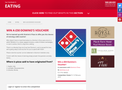 Win a £50 Domino's Voucher
