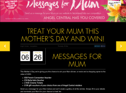 Win a £50 French Connection Voucher, £30 Bella Italia Voucher, 2 VUE Cinema Tickets, £100 Gift Vouchers Of Your Choice From One Of The Angel Central Retailers