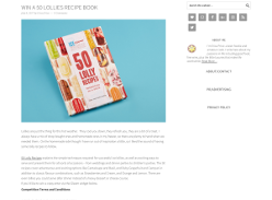 Win a 50 Lollies Recipe Book