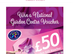 Win a £50 National Garden Centre Voucher