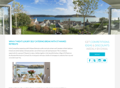 Win a 7 night luxury self catering break with St Mawes Retreats