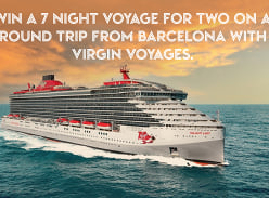 Win a 7 Night Voyage for 2 on a Round Trip from Barcelona with Virgin Voyages