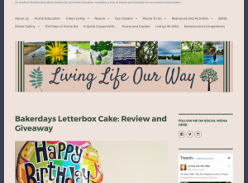 Win a Bakerdays Letterbox Cake