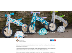 Win a balance bike and helmet from Kiddimoto