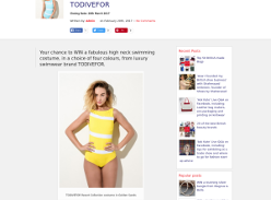 Win a bathing suit by luxury swimwear brand TODIVEFOR