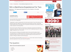 Win a Benihana Experience For Two