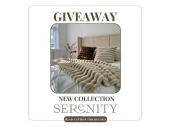 Win a Blanket and Two Cushions of Your Choice