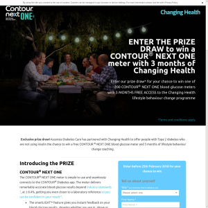 Win a Blood glucose monitor and diabetes lifestyle coaching