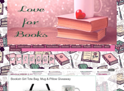 Win a Bookish Girl Tote Bag, Mug + Pillow