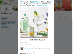 Win a bottle of Gin and four glasses worth £100!