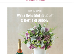 Win a Bouquet + Bottle of Bubbly