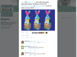 Win a Bow Tie Bunny Gluten Free Milk Free Mini Eggs