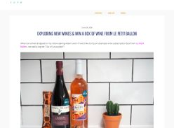 Win a Box of Wine from Le Petit Ballon