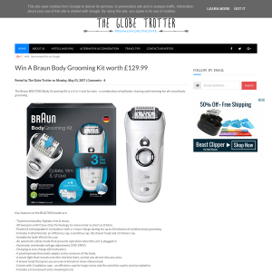 Win a Braun Body Grooming Kit worth £129.99