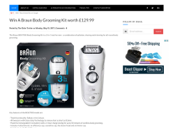 Win a Braun Body Grooming Kit worth £129.99