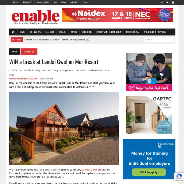 Win a break at Landal Gwel an Mor Resort