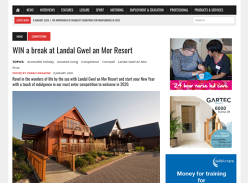 Win a break at Landal Gwel an Mor Resort