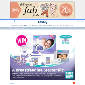 Win a Breastfeeding Starter Kit