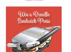 Win a Breville Sandwich Press