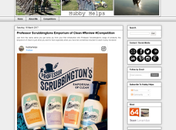 Win a Bundle of Professor Scrubbington's Products