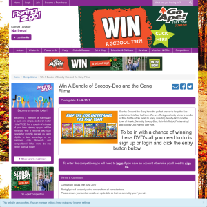 Win A Bundle of Scooby-Doo and the Gang Films