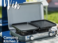 Win a Camping Kitchen 2 Grill & Go 2 Burner Stoves Worth £150