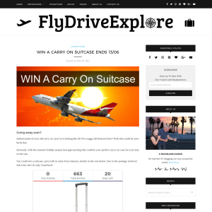 Win a Carry On Suitcase