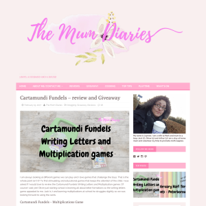 Win a Cartamundi Fundels Mathmatics + Writing Letters Games