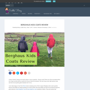 Win a Choice of Kids Berghaus Coat or Jacket