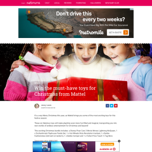 Win a Christmas Toys Bundle from Mattel worth £260