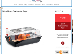 Win a Clear n Fun Hamster Cage