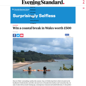 Win a coastal break in Wales