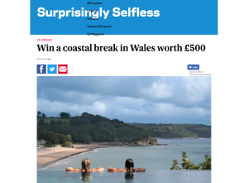 Win a coastal break in Wales