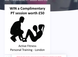 Win a Complimentary PT Session worth £50