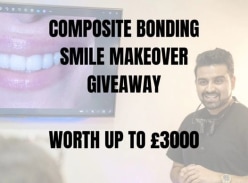Win a Composite Bonding Smile Makeover Worth up to £3,000