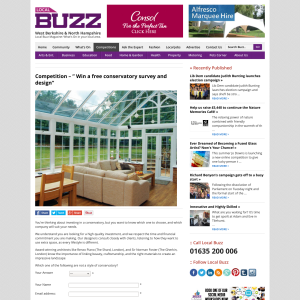 Win a conservatory survey and design