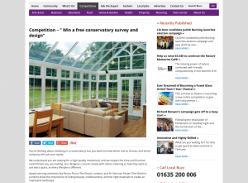 Win a conservatory survey and design