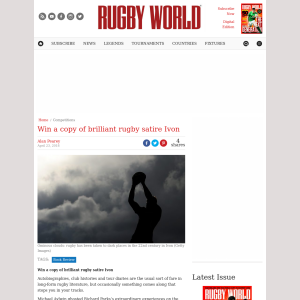 Win a copy of brilliant rugby satire Ivon 