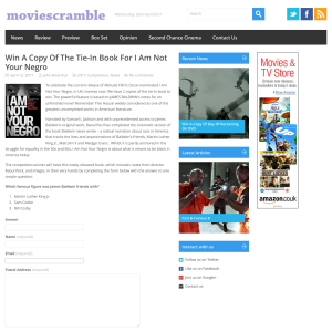 Win a copy of I am not your Negro book