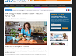 Win a copy of Nadia Sawalha's book - Fabulous Family Food