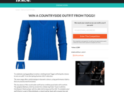 Win a countryside outfit from Toggi worth £280