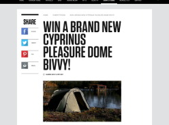 Win a Cyprinus Pleasure Dome Bivvy