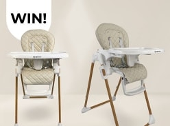 Win a Deluxe Highchair in Quilted Oatmeal