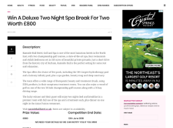 Win A Deluxe Two Night Spa Break For Two 