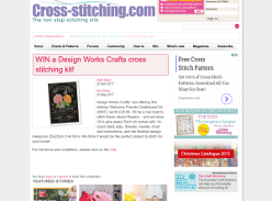 Win a Design Works Crafts cross stitching kit