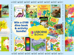 Win a Dinosaur Book and Activity Bundle from Usborne