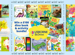 Win a Dinosaur Book and Activity Bundle from Usborne
